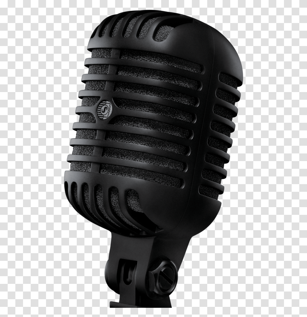 Super 55 Shure 55 Black Edition, Electrical Device, Microphone Transparent Png