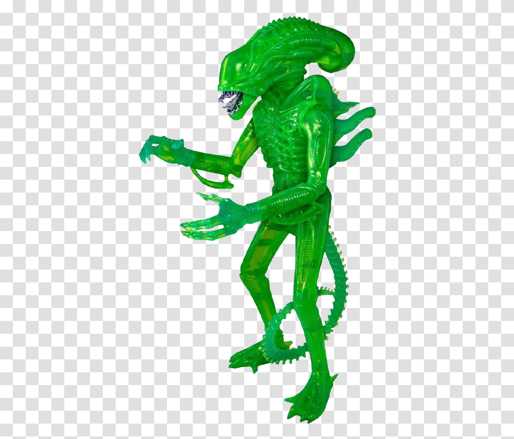 Super 7 Xenomorph Acid Blood Green 18in Figure Alien Action Figure Green, Reptile, Animal, Dinosaur, Toy Transparent Png