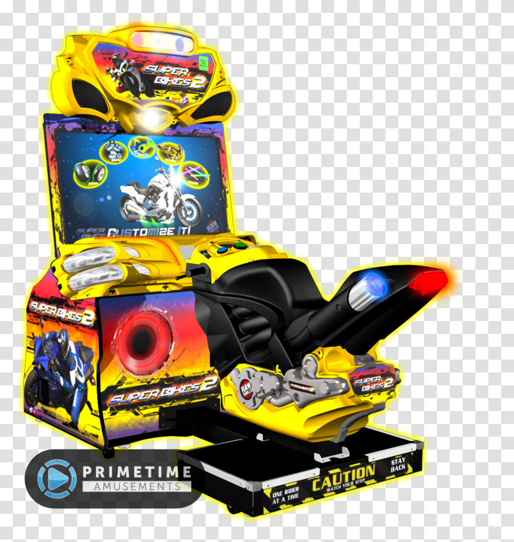 Super Bikes 2 Arcade Racing Game Super Bikes Arcade, Arcade Game Machine, Lawn Mower, Tool Transparent Png