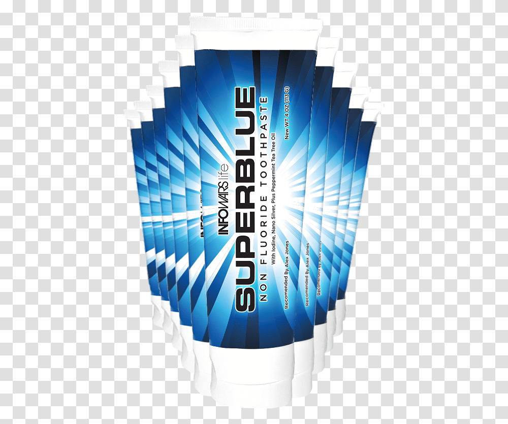 Super Blue Toothpaste, Poster, Advertisement Transparent Png