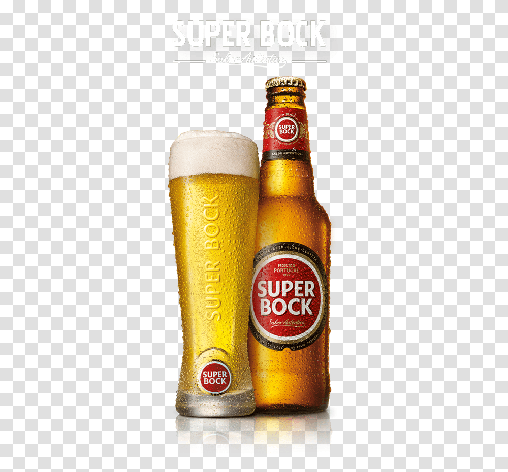 Super Bock Beer, Alcohol, Beverage, Drink, Lager Transparent Png