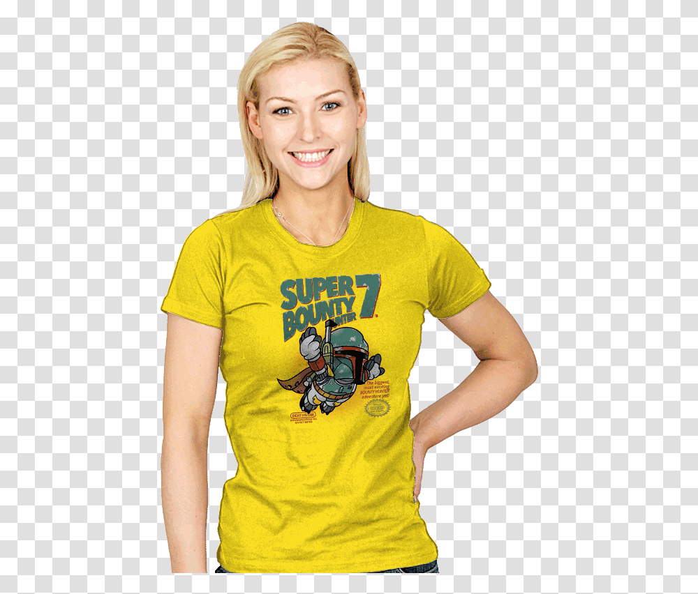 Super Bounty Hunter 7 Exclusive Womens T Shirt Playstation, Apparel, Person, Human Transparent Png