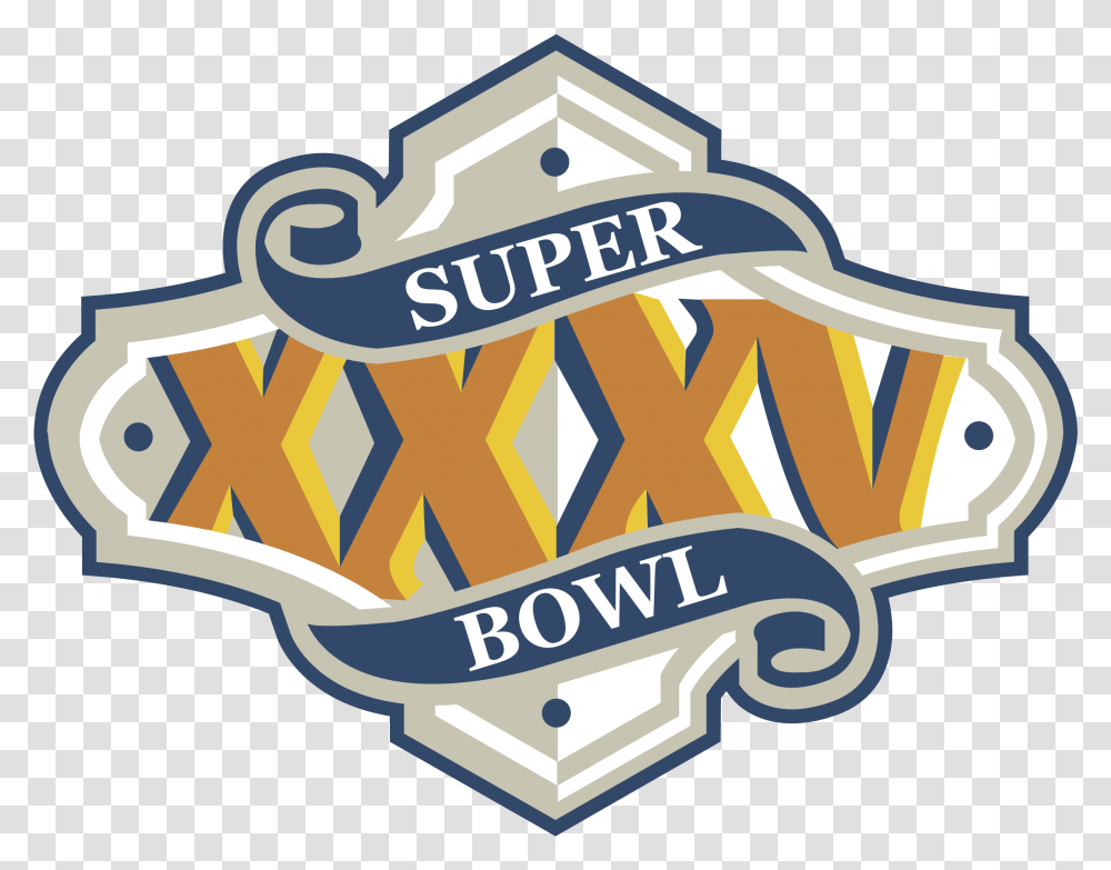 Super Bowl 2001 Logo Super Bowl 2001 Logo, Label, Building Transparent Png