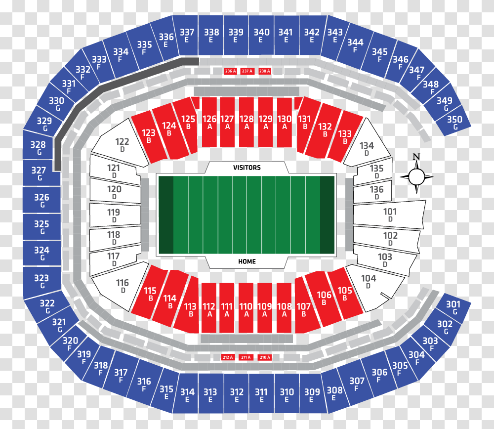 Super Bowl 2019 Seats, Building, Stadium, Arena, Field Transparent Png
