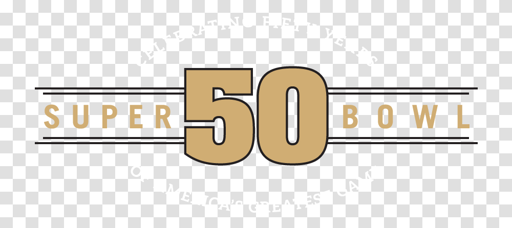 Super Bowl 50 Logo Graphic Design, Label, Number Transparent Png