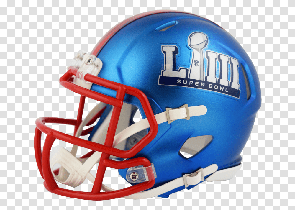 Super Bowl 53 Helmet Speed Authentic Mini By Riddell Football Helmet, Clothing, Apparel, American Football, Team Sport Transparent Png