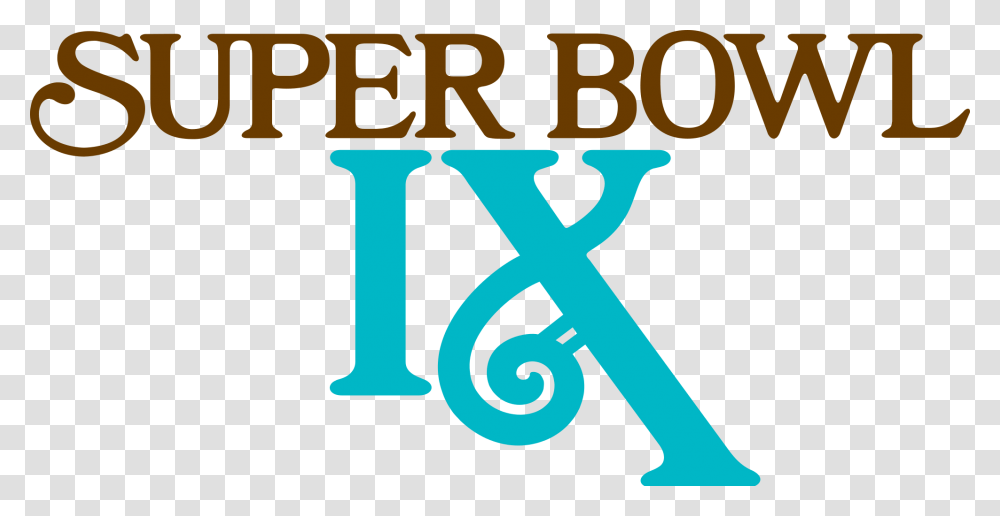 Super Bowl Ix Logo, Alphabet, Word Transparent Png