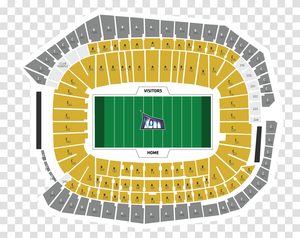 Super Bowl Seating Chart, Building, Arena, Stadium, Field Transparent Png