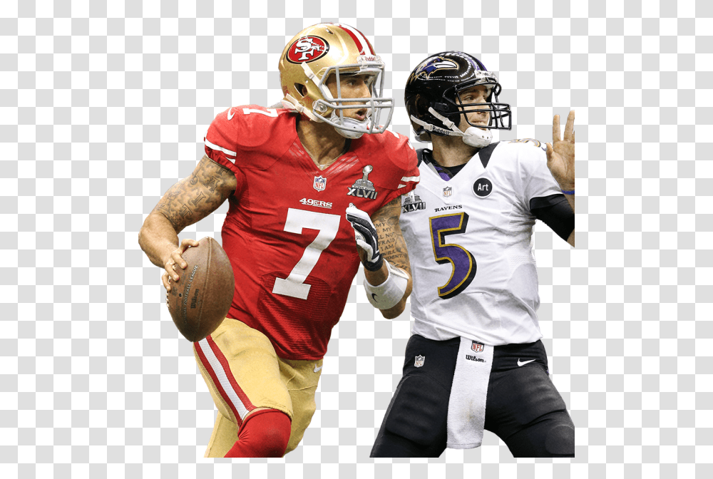 Super Bowl Xlvii Sprint Football, Helmet, Apparel, Person Transparent Png