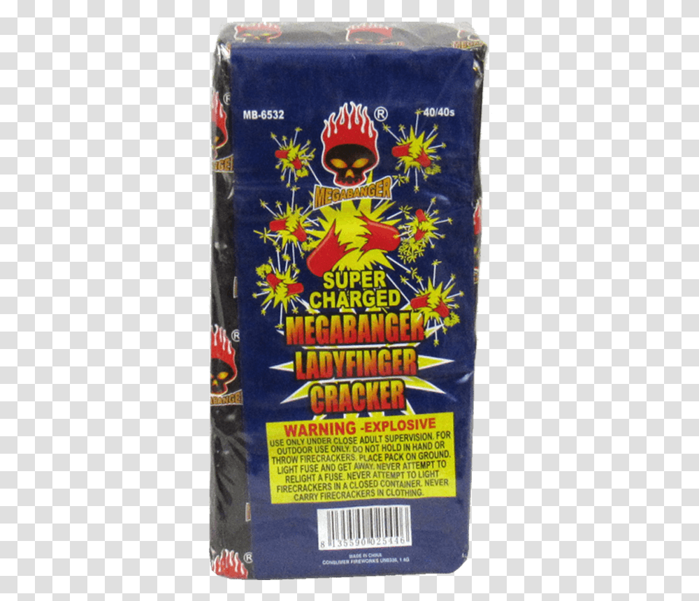 Super Charged Megabanger Ladyfinger Cracker Superfood, Book, Poster, Advertisement, Flyer Transparent Png