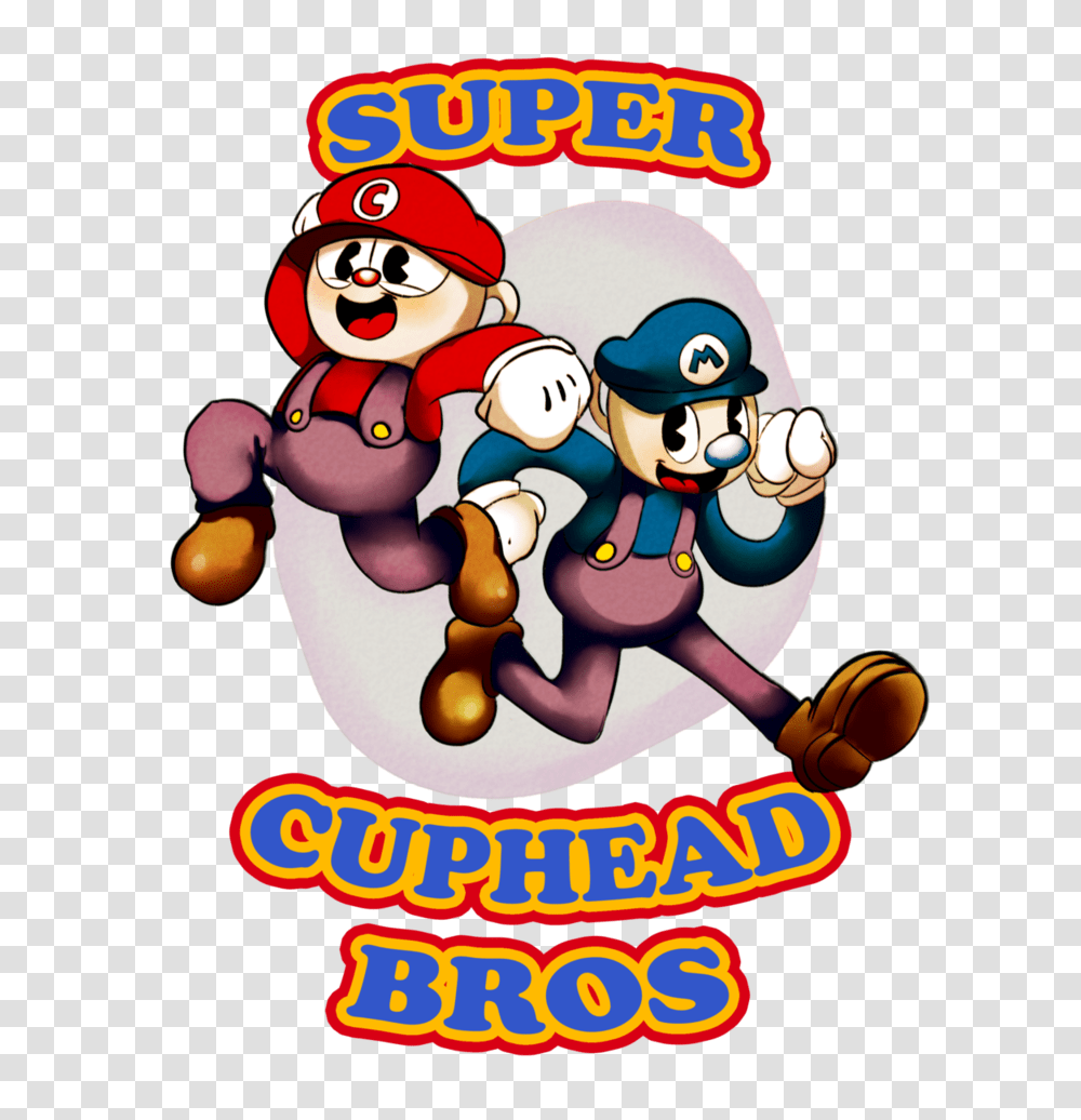 Super Cuphead Bros, Super Mario Transparent Png