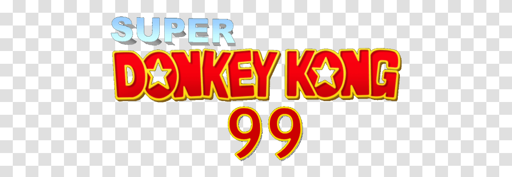 Super Donkey Kong 99 Details Launchbox Games Database Super Donkey Kong 99 Logo, Text, Alphabet, Word, Number Transparent Png