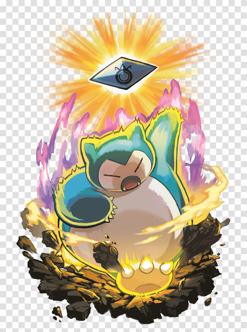 Super Effective Pokemon Snorlax Z Move, Graphics, Art, Modern Art, Drawing Transparent Png