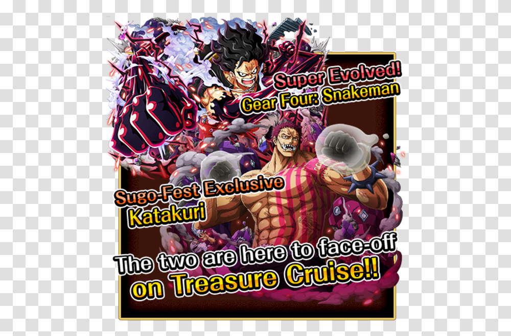 Super Evolved Gear Four Luffy Gear 4 Snake Man, Person, Poster, Advertisement, Outdoors Transparent Png