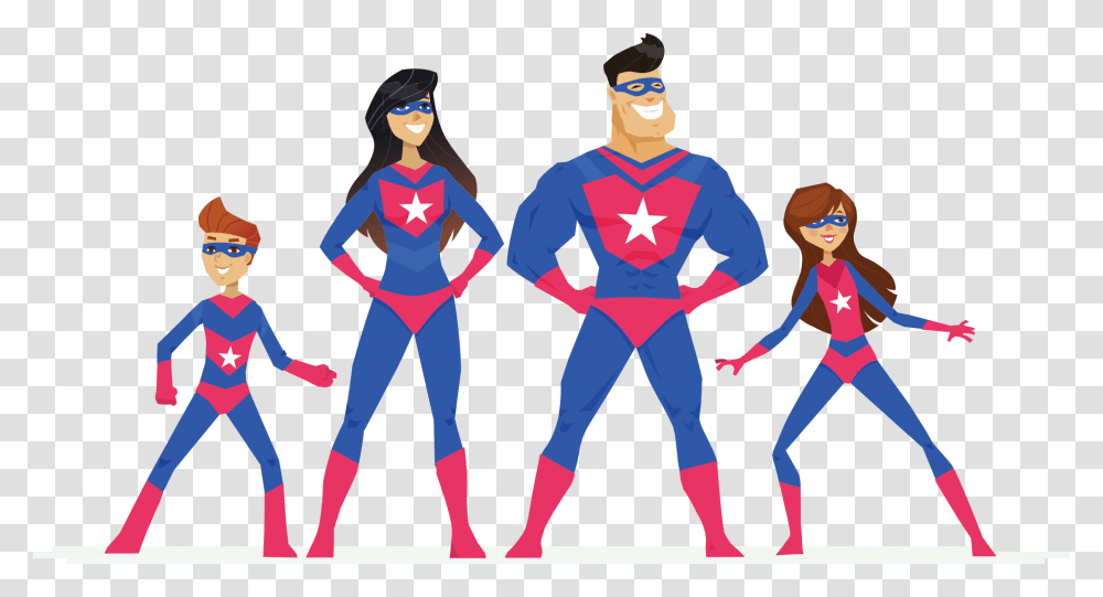 Super Family Cartoon, Sleeve, Long Sleeve, Person Transparent Png