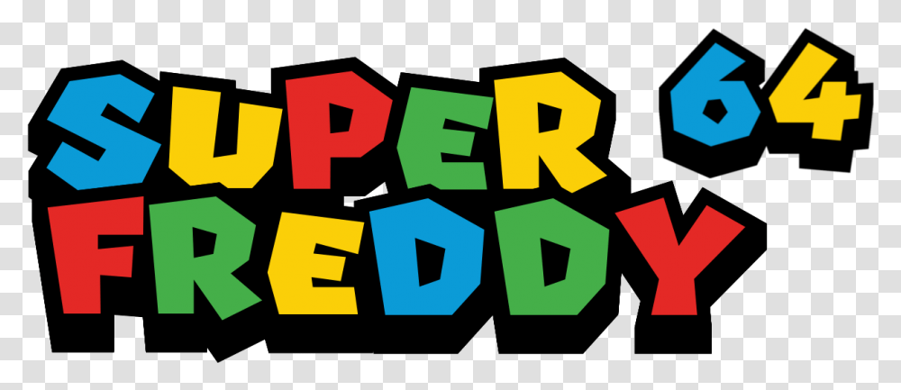 Super Freddy 64 Logo Fivenightsatfreddys Vertical, Text, Number, Symbol, Alphabet Transparent Png