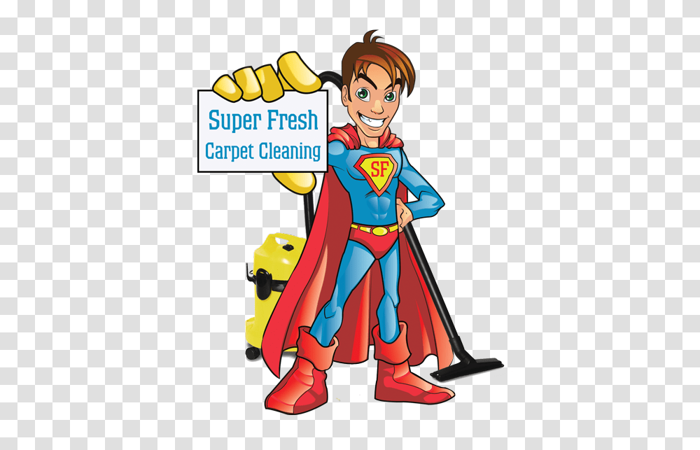 Super Fresh Carpet Cleaning Logo Ninedesign, Comics, Book, Person, Human Transparent Png