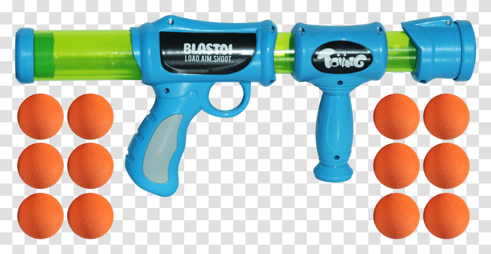 Super Fun Exciting Air Popper Toy Gun With 12 Soft Transparent Png