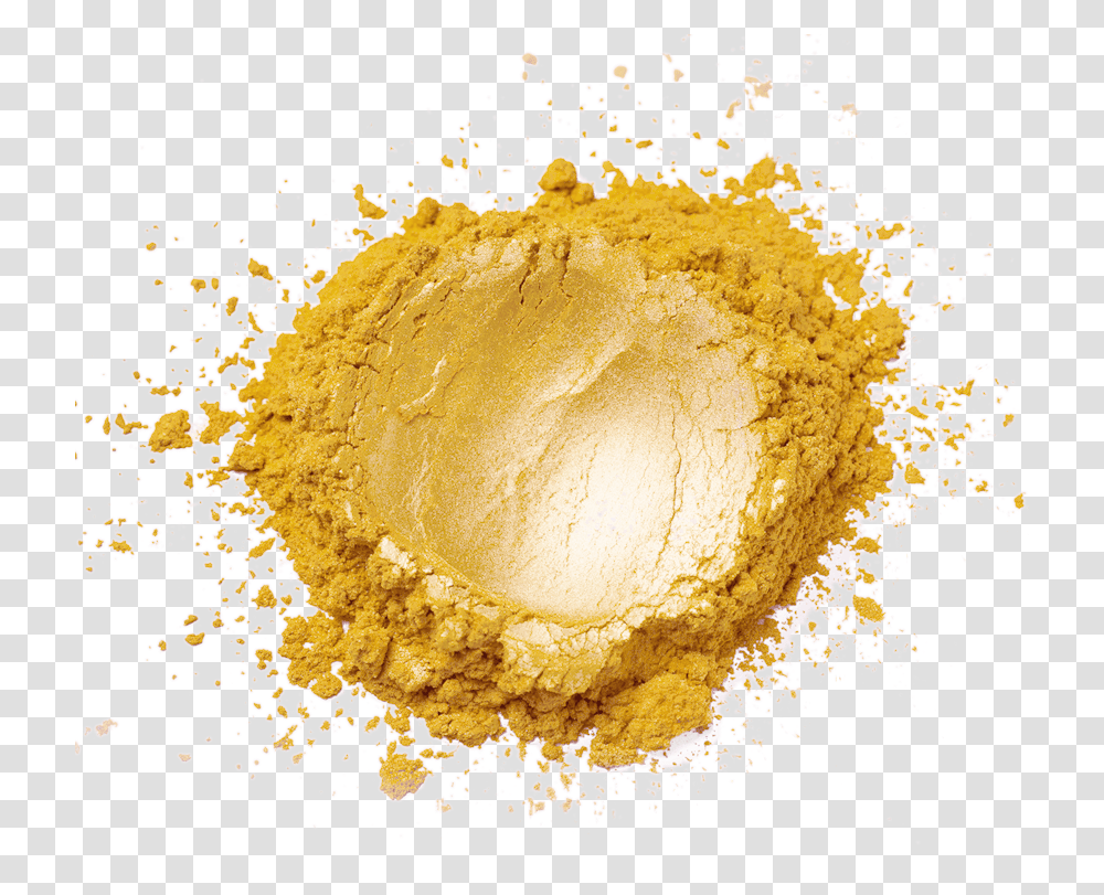 Super Gold Sterling Pearl Dust Gold Powder, Fungus, Flour, Food, Mustard Transparent Png