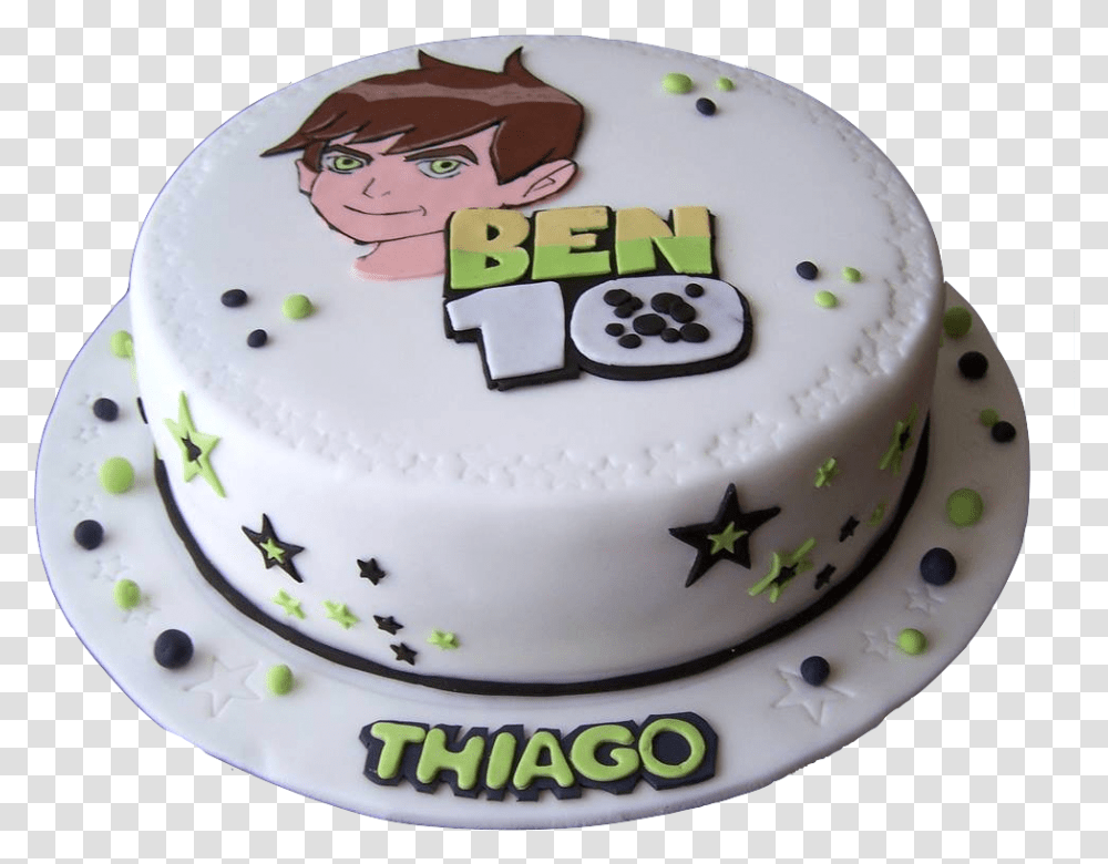 Super Hero Ben Ten Cake, Birthday Cake, Dessert, Food, Meal Transparent Png