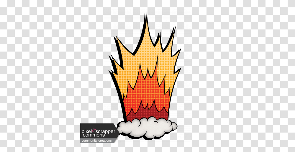 Super Hero Blast With Fire Graphic, Flame, Popcorn, Food, Arrow Transparent Png