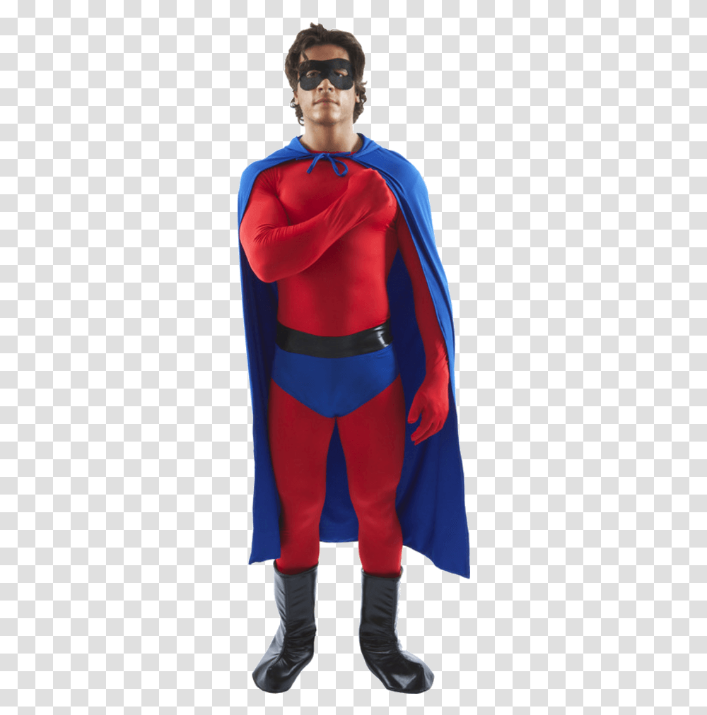 Super Hero Cape Crusader Superhero, Costume, Person, Sunglasses Transparent Png