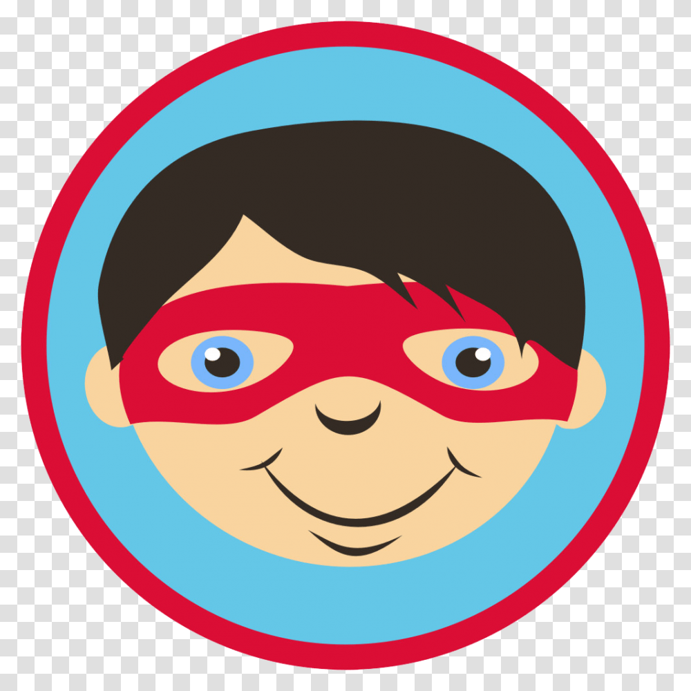 Super Hero Face Clipart, Label, Poster Transparent Png