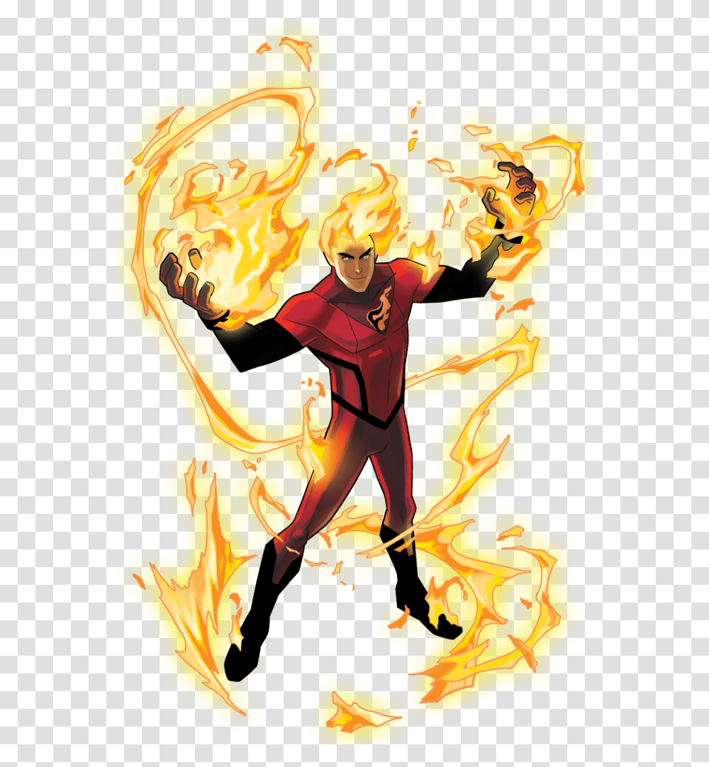 Super Hero Fire, Person, Hand Transparent Png