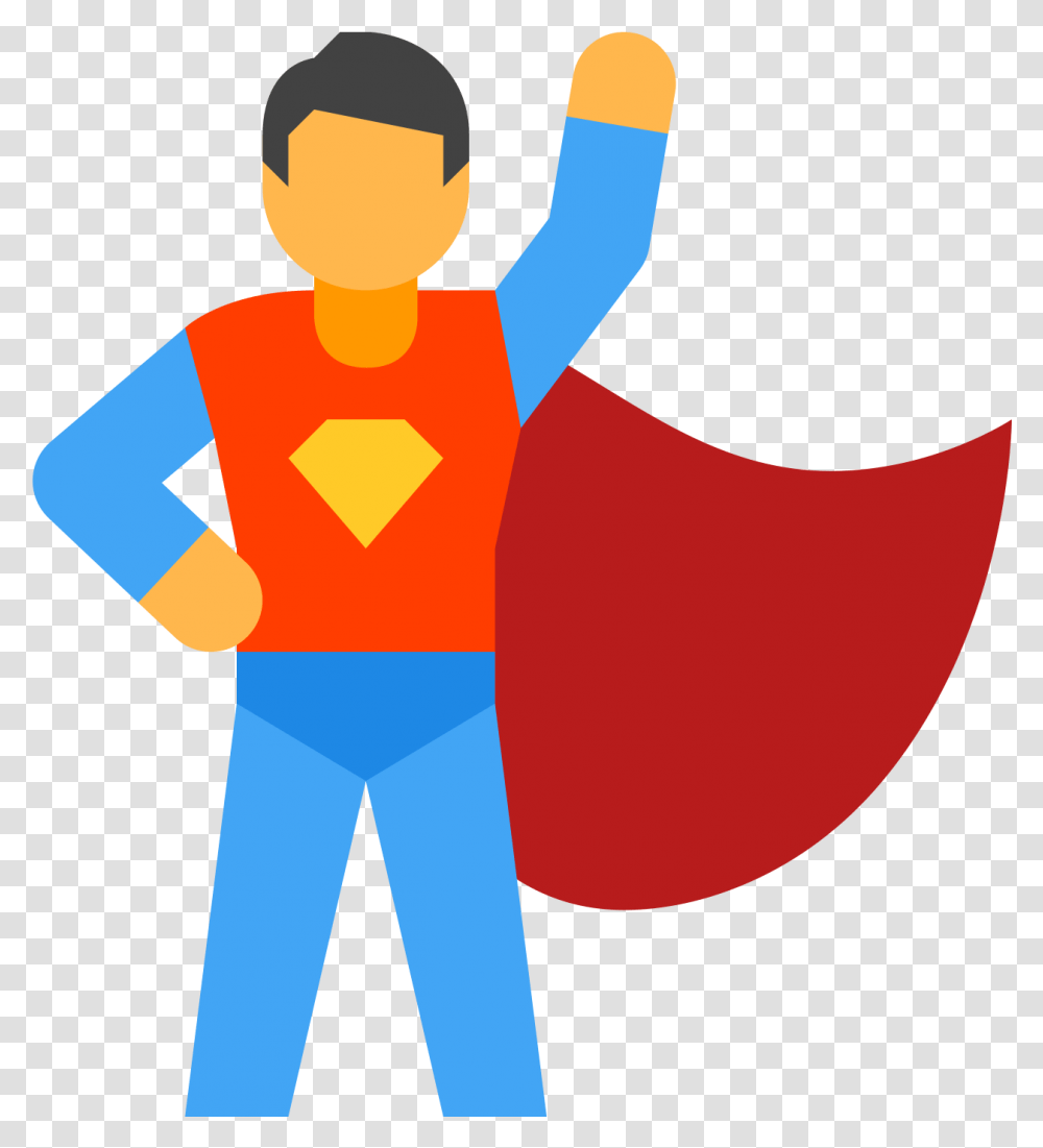 Super Hero Male Icon Icone Super Hero, Hand Transparent Png