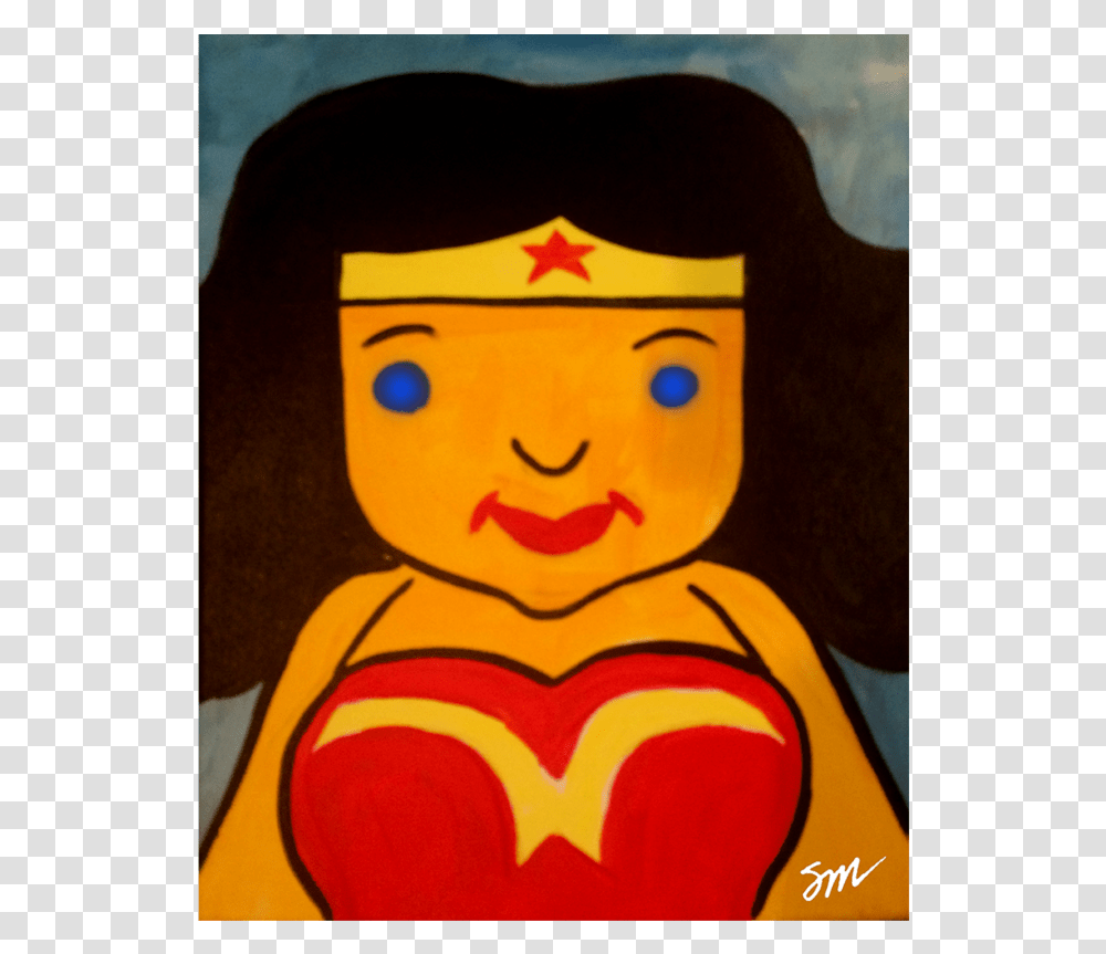 Super Hero Wonder Woman Cartoon, Food, Person, Sweets, Dish Transparent Png