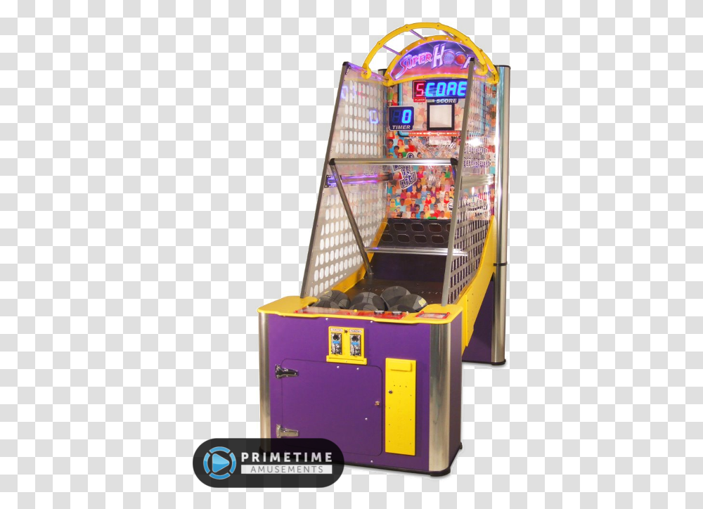 Super Hoops Basketball Machine By Benchmark Games Super Hoops Arcade Basketball, Arcade Game Machine Transparent Png