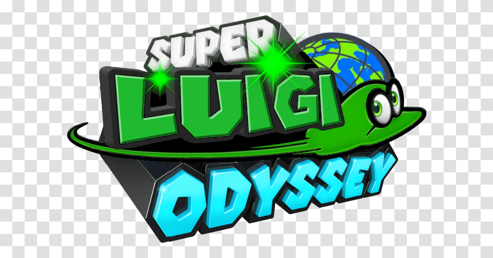 Super Luigi Odyssey Logo Graphic Design, Word Transparent Png