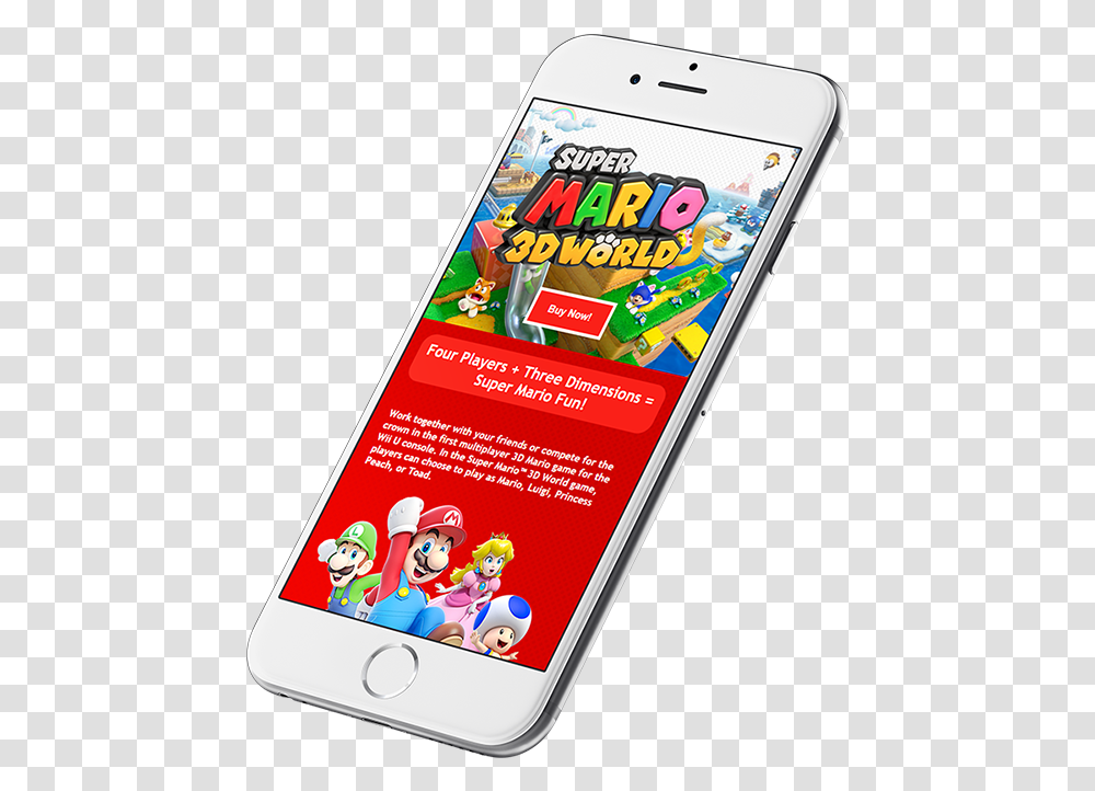 Super Mario 3d World Email Matthew Iphone, Mobile Phone, Electronics, Cell Phone, Poster Transparent Png