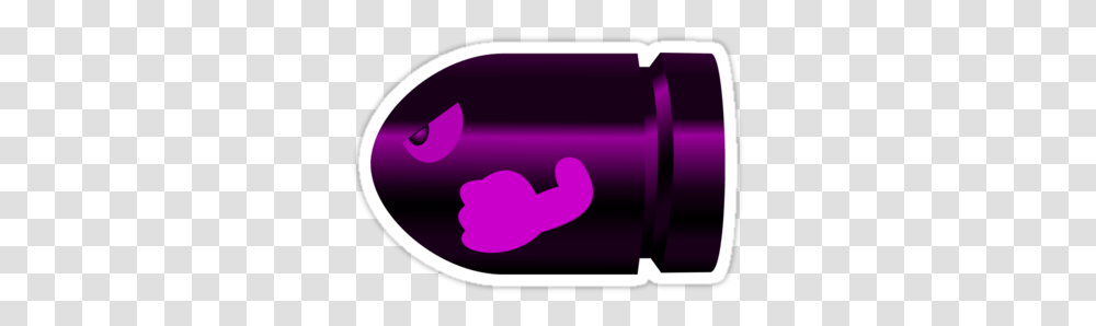 Super Mario 64 Bullet Bill Illustration, Lamp, Purple, Flashlight Transparent Png