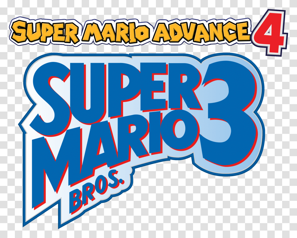 Super Mario Advance 4 Logo, Label, Alphabet, Word Transparent Png