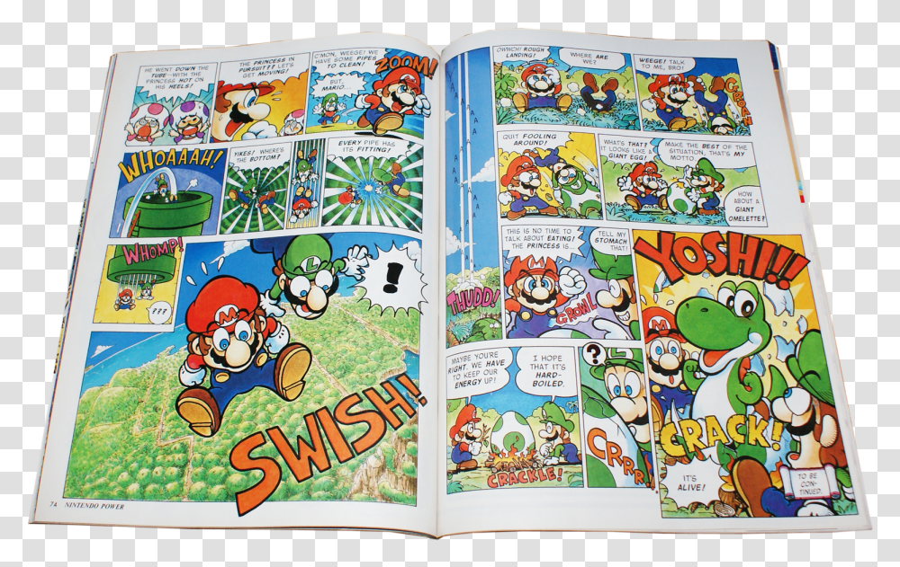 Super Mario Adventures, Book, Comics Transparent Png