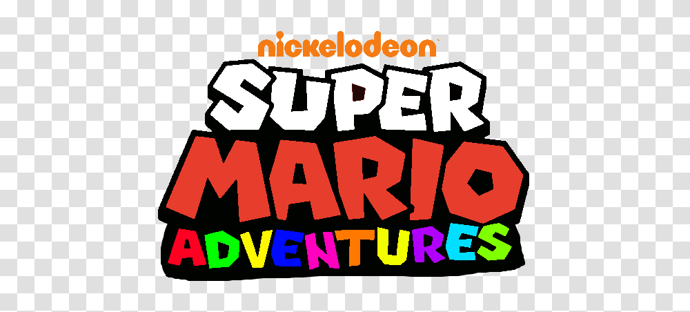 Super Mario Adventures Logo, Alphabet, Word Transparent Png