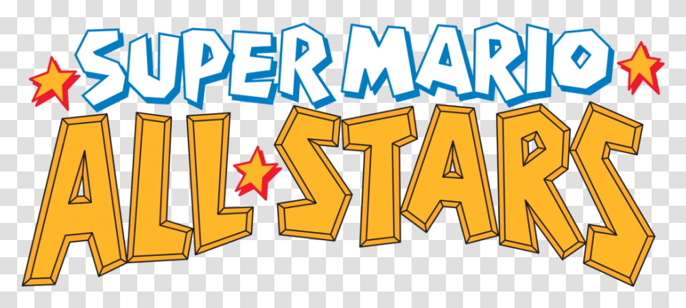 Super Mario All Stars Snes Supermario4ever Blog Super Mario All Stars Logo, Text, Alphabet Transparent Png