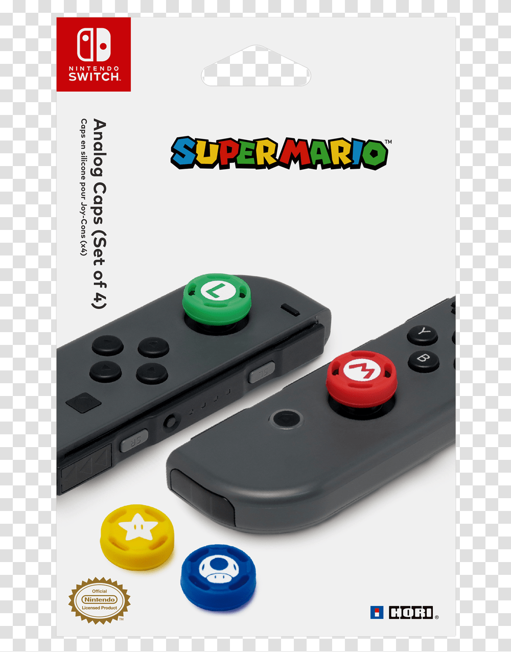 Super Mario Analog Caps For Nintendo Switch Nintendo Switch Analog Caps, Electronics, Game Transparent Png
