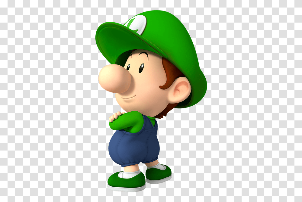Super Mario Baby Luigi, Toy, Head, Elf, Sweets Transparent Png