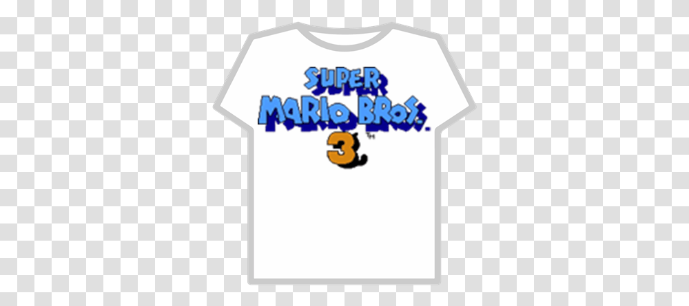 Super Mario Bros 3 Roblox Super Mario Bros 3, Clothing, T-Shirt, Sleeve, Text Transparent Png