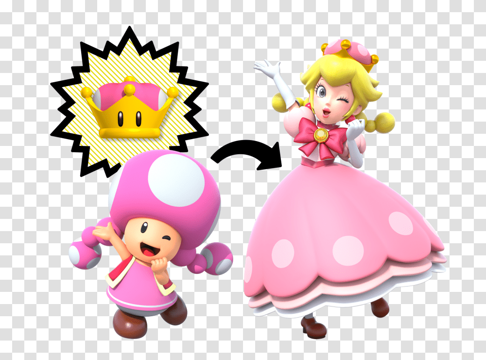 Super Mario Bros Allies Characters, Doll, Toy Transparent Png