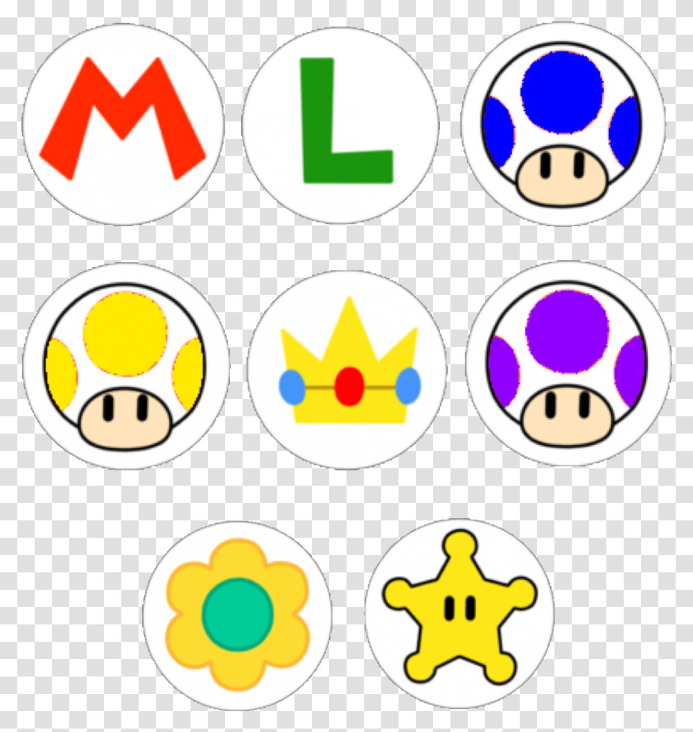 Super Mario Bros Charater Emblem, Number, Logo Transparent Png