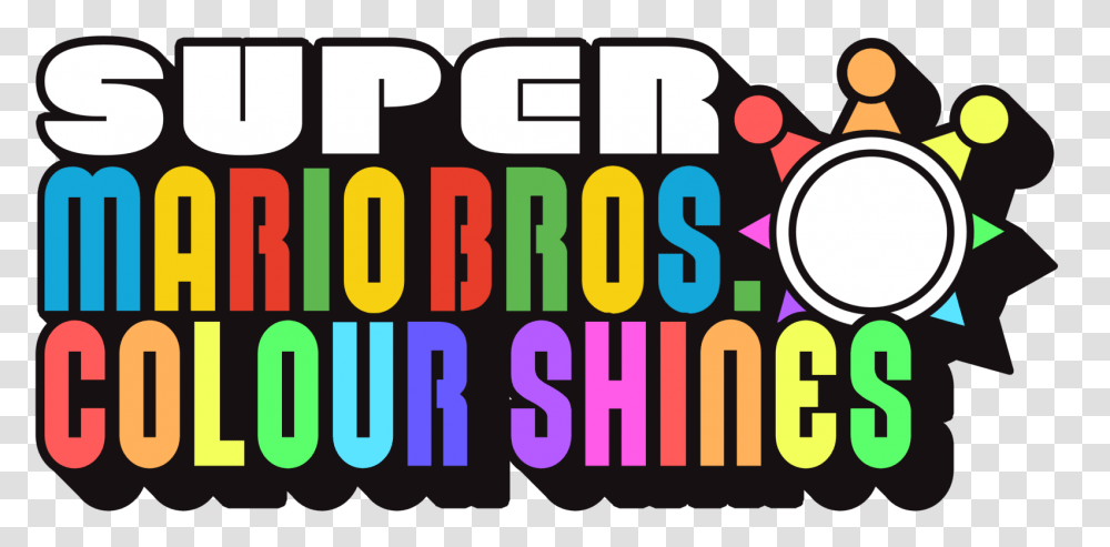 Super Mario Bros Colour Shines, Word, Alphabet, Number Transparent Png
