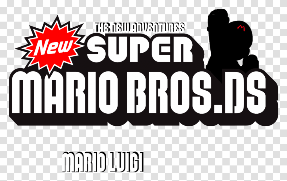 Super Mario Bros Ds Logo By Sy24 Graphic Design, Text, Label, Symbol, Trademark Transparent Png