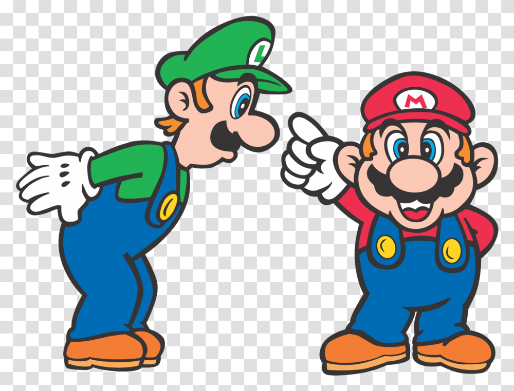 Super Mario Bros Logo Vector Clipart Download Super Mario Bros Luigi Art, Performer, Costume, Elf, Mascot Transparent Png