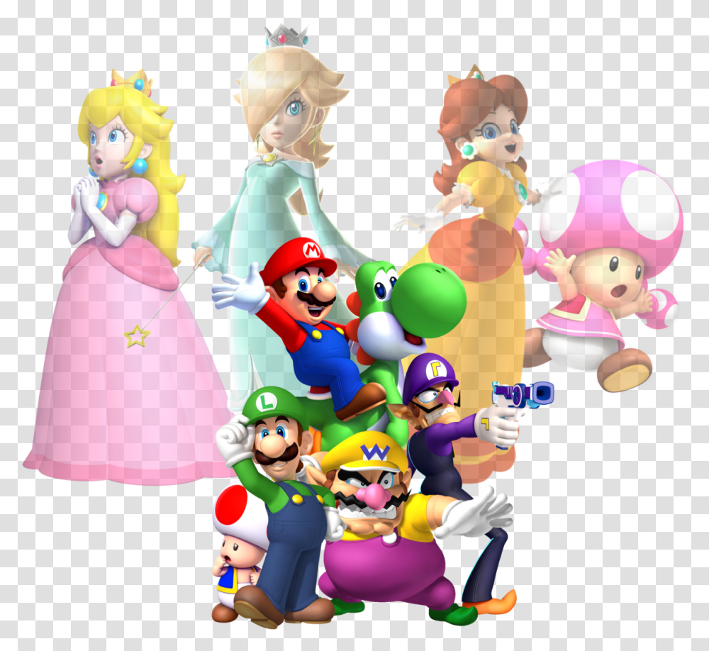 Super Mario Characters 2013 By Legend Tony980 Super Mario Characters M, Person, People Transparent Png
