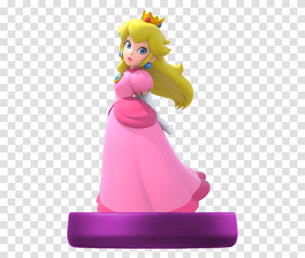 Super Mario Characters Download Mario Bros Princess Peach, Figurine, Toy, Doll Transparent Png