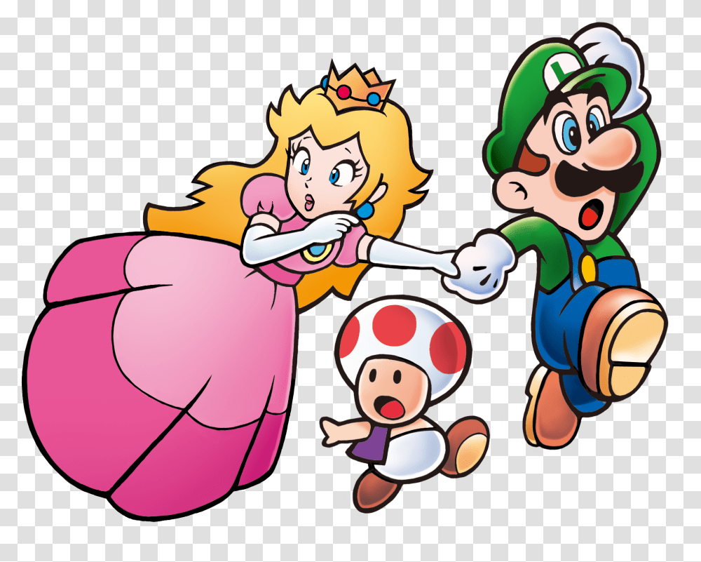 Super Mario Clipart Super Mario Bros 3 Princess Peach, Performer, Clown, Crowd Transparent Png