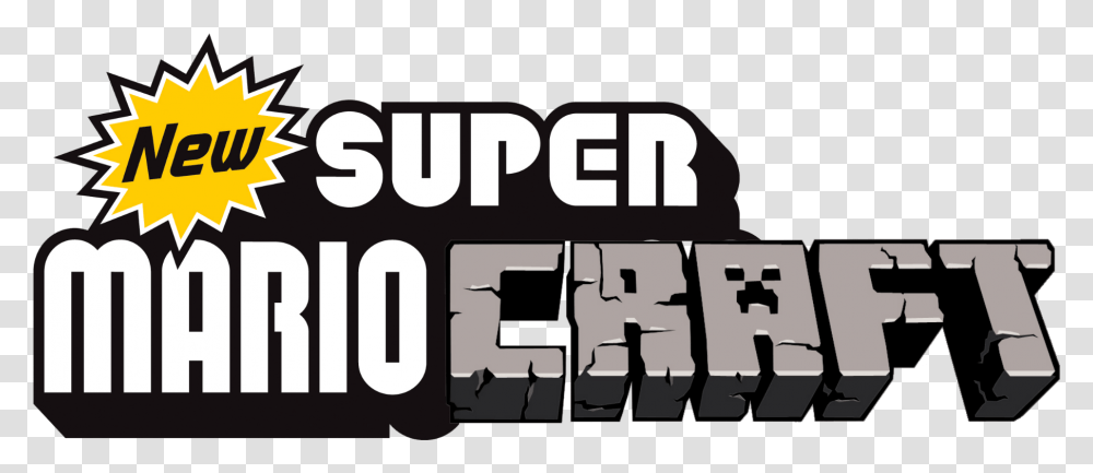 Super Mario Craft Logo, Word, Vehicle, Transportation Transparent Png
